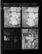 Mayor and National Safety Council certificate; Boy registering for class (4 Negatives) (June 8, 1957) [Sleeve 6, Folder b, Box 12]