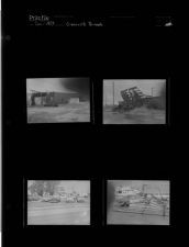 Greenville Tornado damage (4 Negatives) (June 29, 1957) [Sleeve 38, Folder b, Box 12]