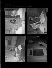 Women working; Bachelorette girl; Old couple (4 Negatives) (July 3, 1957) [Sleeve 8, Folder c, Box 12]