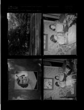 Panama girl's house; Photo of woman (4 Negatives) (July 6, 1957) [Sleeve 11, Folder c, Box 12]