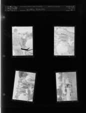 Car wreck with fatality (4 Negatives) (July 8, 1957) [Sleeve 15, Folder c, Box 12]