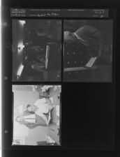 People in office; Man receives award (3 Negatives) (September 21, 1957) [Sleeve 20, Folder f, Box 12]