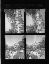 Firemen supervise drill (4 Negatives) (October 12, 1956) [Sleeve 15, Folder c, Box 11]