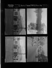 Folger Buick Co.; Shepard's Mill Pond; Wreck on 1st Street (4 Negatives) (November 8, 1956) [Sleeve 8, Folder d, Box 11]