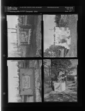 Christmas lane (4 Negatives), December 1956, undated [Sleeve 24, Folder e, Box 11]