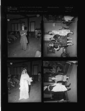 Junior Women's Club fashion show (4 Negatives), August - December 1956, undated [Sleeve 15, Folder f, Box 11]