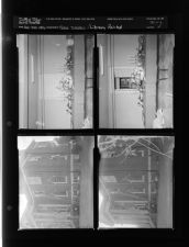 Table display; Library painted (4 Negatives), August - December, 1956 [Sleeve 4, Folder g, Box 11]