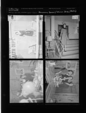 Health exhibit; Homecoming sponsor; Democrat Meeting led by Women (4 Negatives), August-December 1956, undated [Sleeve 19, Folder g, Box 11]