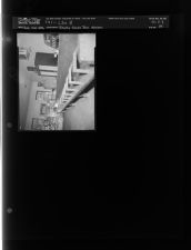 Empty seats at bus station (1 Negative), August - December 1956, undated [Sleeve 39, Folder g, Box 11]