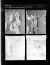 Mrs. Tom Davis; Car wreck (4 Negatives), August - December 1956, undated [Sleeve 6, Folder h, Box 11]