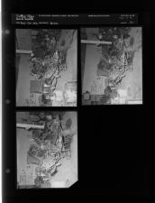 Totaled car (3 Negatives), August - December 1956, undated [Sleeve 30, Folder h, Box 11]