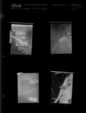 Fire photos (4 Negatives) (April 9, 1956) [Sleeve 9, Folder b, Box 10]