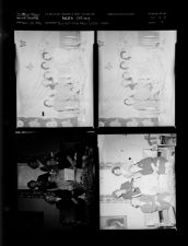 NCEA Officers; Ruritan Club holds ladies night (4 Negatives) (April 23, 1956) [Sleeve 13, Folder b, Box 10]