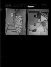 Vacation Bible School; Women talking (2 Negatives), March - July 1956, undated [Sleeve 5, Folder e, Box 10]