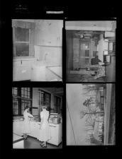 Women cooking; Church (4 Negatives), March - July 1956, undated [Sleeve 9, Folder e, Box 10]
