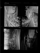 Car wrecks (4 Negatives), March - July 1956, undated [Sleeve 17, Folder e, Box 10]