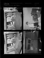 Safe robbery (4 Negatives), March - July 1956, undated [Sleeve 1, Folder f, Box 10]