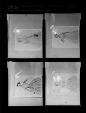Brody's ad and fashion show (4 Negatives), March - July 1956, undated [Sleeve 18, Folder f, Box 10]