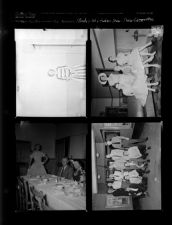 Cox Armature; Brody's ad and fashion show; Show committee (4 Negatives), March - July 1956, undated [Sleeve 36, Folder f, Box 10]