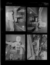 The Burndell boy goes to school of the blind; Wreck (4 Negatives), December 1955 - February 1956, undated [Sleeve 37, Folder a, Box 9]