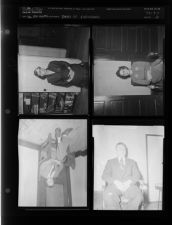 Photos of individuals (4 Negatives), December 1955 - February 1956, undated [Sleeve 28, Folder c, Box 9]