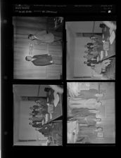 Group of men; Men talking (4 Negatives), December 1955 - February 1956, undated [Sleeve 52, Folder c, Box 9]