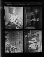 E.C.C. swim tryouts; Greenville High School Basketball (4 Negatives), December 1955 - February 1956, undated [Sleeve 21, Folder d, Box 9]