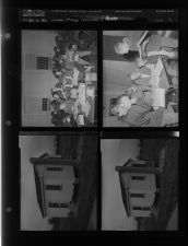 Stamp collecting; House (4 Negatives) (January 14, 1956) [Sleeve 9, Folder e, Box 9]