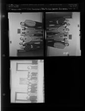 City councilmen; B and PW Club observes anniversary (3 Negatives) (February 11, 1956) [Sleeve 6, Folder f, Box 9]