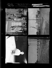 Ministerial group meeting; Man with tobacco plants; "Coker 139" (4 Negatives (May 3, 1955) [Sleeve 3, Folder a, Box 7]
