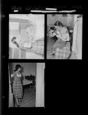 Mother's day feature; (3 Negatives (May 7, 1955) [Sleeve 8, Folder a, Box 7]