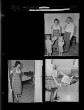 Mother's day feature; (3 Negatives (May 7, 1955) [Sleeve 11, Folder a, Box 7]