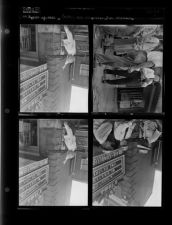 Sutton man falls from Pitt theatre (4 Negatives (August 24, 1955) [Sleeve 2, Folder b, Box 7]