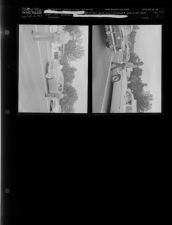 Patrol Officer hands out literature over Labor Day Weekend (4 Negatives)  (September 6, 1955) [Sleeve 8, Folder c, Box 7]