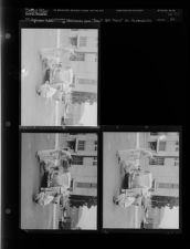 Merchant's put "You'll get more in Greenville" auto sticker (3 Negatives (September 18, 1955) [Sleeve 32, Folder c, Box 7]