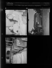 Jaycees sponsor campaign for new high school bus, old Dodge bus (3 Negatives (October 15, 1955) [Sleeve 27, Folder d, Box 7]