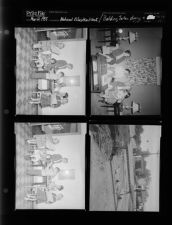 National education week; Building taken during fire (4 Negatives (November 12, 1955) [Sleeve 17, Folder e, Box 7]