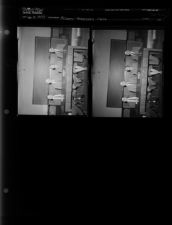 Science professors meet (2 Negatives (November 19, 1955) [Sleeve 30, Folder e, Box 7]