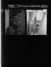 Ayden J.C. Organization, New delegates to Ruritan; Wreck 1955 Mercury, on 4th Street (2 Negatives (January 12, 1955) [Sleeve 15, Folder b, Box 6]