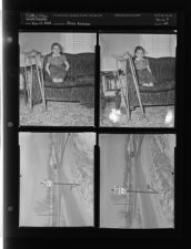 Yield right of way signs (4 Negatives) (January 17, 1955) [Sleeve 29, Folder b, Box 6]