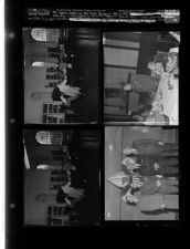 FBI agent speaks at Boy Scout banquet; Conley welcomes speaker; Local Library (4 Negatives) February 9-11, 1955 [Sleeve 10, Folder c, Box 6]