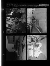 Godwin man electrocuted; Fire across from Fire Station; Whitefield gets shot; Suicide (4 Negatives (February 17, 1955) [Sleeve 28, Folder c, Box 6]