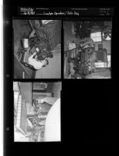 Linotype Operators feature; Dollar day; (3 Negatives (February 19, 1955) [Sleeve 39, Folder c, Box 6]