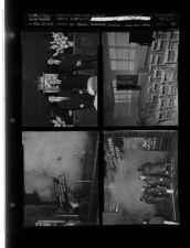 St. James Methodist church; Garris Supply Fire (4 Negatives (February 25, 1955) [Sleeve 46, Folder c, Box 6]