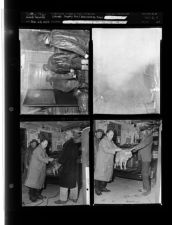 Vaccinating dogs; Garris Supply Fire (4 Negatives (February 25, 1955) [Sleeve 47, Folder c, Box 6]