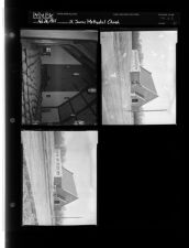 St. James Methodist church (3 Negatives (February 25, 1955) [Sleeve 51, Folder c, Box 6]