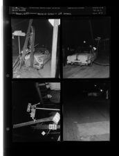 Wreck at Green and 2nd Street (4 Negatives (February 26, 1955) [Sleeve 57, Folder c, Box 6]