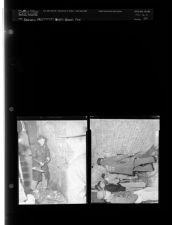 School fire (2 Negatives), February, 1955 [Sleeve 60, Folder c, Box 6]