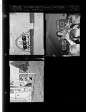 New traffic signals; Miss America Visits Greenville; Flag raising (3 Negatives (March 17, 1955) [Sleeve 37, Folder d, Box 6]