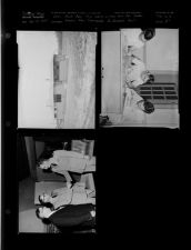 Lesco House Ads; Boys taking written test for Rodeo Event; New Commander for Reserve Unit (3 Negatives (April 18, 1955) [Sleeve 37, Folder e, Box 6]